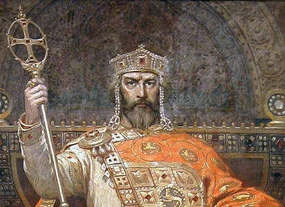 Василий I коронован по-армянски?