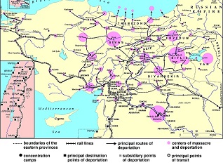 Иерархия организации Геноцида армян